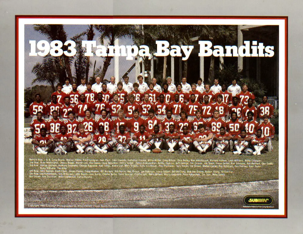 1983 Tampa Bay Bandits